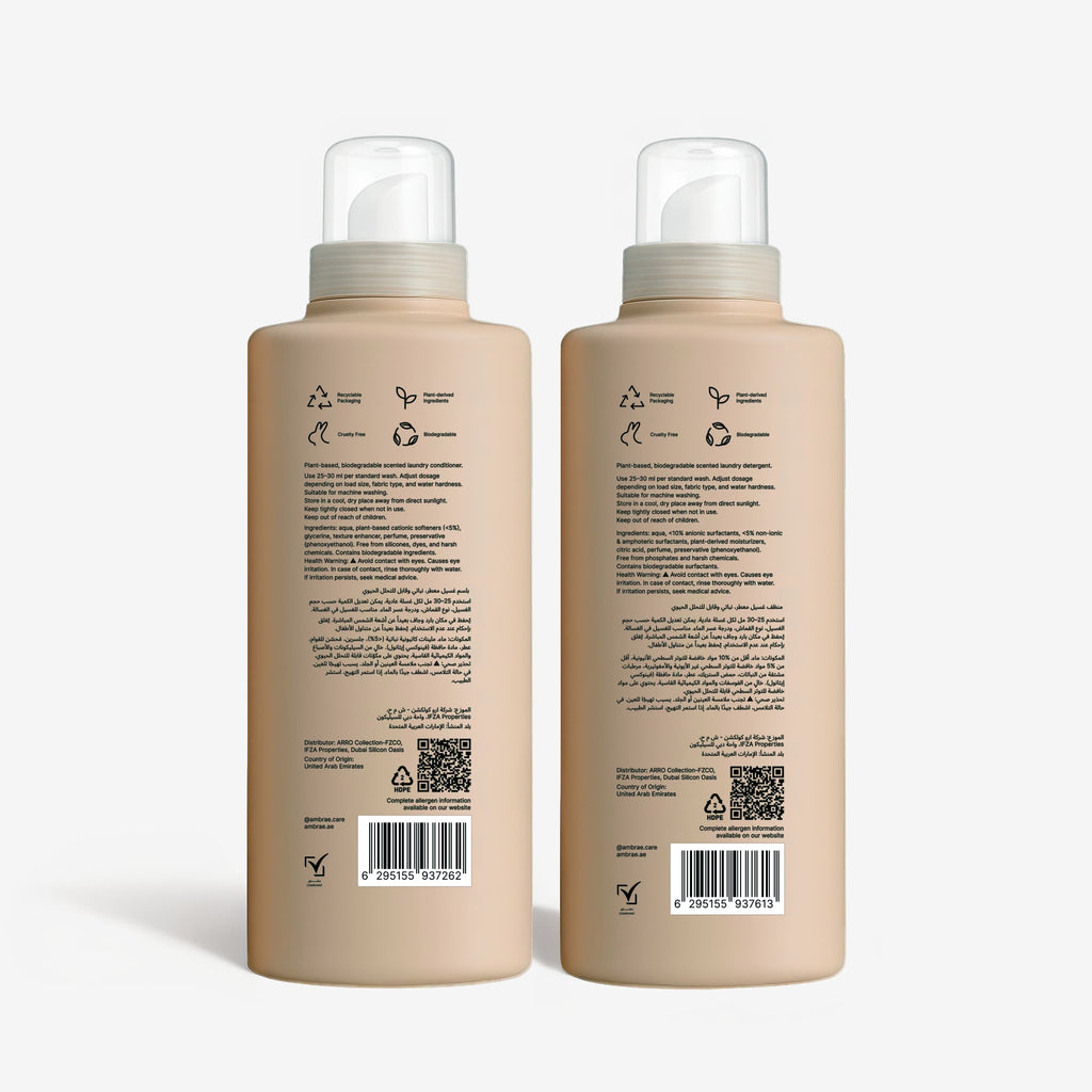 Aural Oud No.4 - Laundry Shampoo & Conditioner Bundle 2x1L